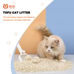 100% Eco Friendly Tofu Litter Flushable Natural Dust Free Cat Litter
