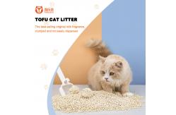 China 100% Eco Friendly Tofu Litter Flushable Natural Dust Free Cat Litter supplier