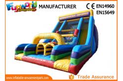China 0.55 MM PVC Tarpaulin Inflatable Obstacle Course ,  Inflatable Climbing Wall And Slide supplier