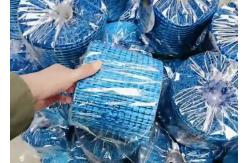 China Blue 10cm Width 120 Gram construction Fiberglass Mesh alkali free supplier
