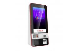 China Wall Mount Self-Ordering Kiosk With Thermal Printer And POS reader supplier