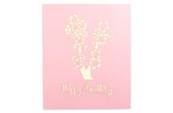 China ROHS Cherry Blossom Tree Pop Up Card, Greeting Cards OEM ODM supplier