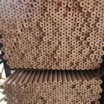 Dia30 - 160mm Agglomerated Hollow Cork Rods Sticks Flexible Durable for sale