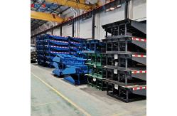 China 220V Dock Leveler Hydraulic Unloading Platform: Blue and Adjustable supplier