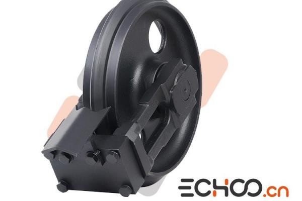 High Strength PC27R-8 Mini Excavator Front Idler With Hardness Rail Surface