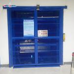 500kg-20000kg Industrial Elevators And Lifts Blue Freight Elevator Platform for sale