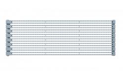 China P25 SMD3535 Glass LED Transparent Screen LED Media Display supplier