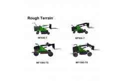 China Rough Terrain Handling Machine Portable Fork Lifts 1 Ton Lifting Solution supplier