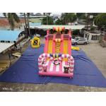 Candy World Pink Style Inflatable Slides For Rental Event Party for sale