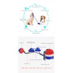 Double Suction Cup Squeaky Interactive Pet Toys Dog Teeth Cleaning Ball TPR ODM