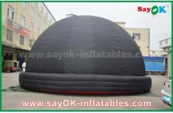 China 6m DIA Black Mobile Inflatable Planetarium Dome Projection Tent With Air Blower supplier