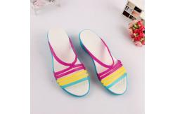 China Ladys Tpu Upper Open Toe Eva Wedge Sandals supplier