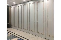 China Folding Sound Proof Acoustic Room Divider Partition Wall With Sliding Door supplier