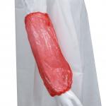 Oil Proof Colorful Disposable PE Plastic Oversleeves For Restaurant for sale