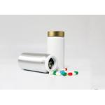 SGS Lightweight Reusable CRC Cap 250g Aluminum Pill Bottle Holder for sale