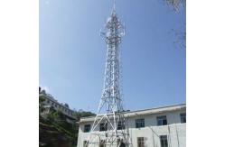 China 3 Leg Triangle Free Standing Antenna Mast Tower Cell Angle Lattice Galvanized Steel supplier