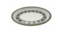 China 14 Household Melamine Soup Plate Oval Deep Durable 531 Series supplier