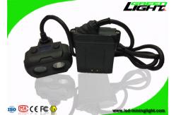 China Dual Beam OLED 15000lux Mining Hard Hat Headlamp Double Shot Molding IP68 supplier