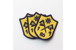 China Merrow Border Felt ODM Embroidered Logo Patches supplier