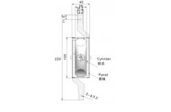China Chrome Surface Rod Control Lock 3 Point Professional Industrial Connecting supplier