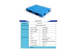 China 4T 6T Plastic Shipping Pallets HDPE Or PP Euro Pallet 1000x1200 supplier