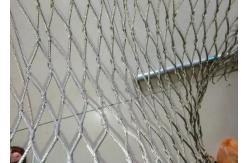 China 25x25mm Black Oxide Cable Mesh Customized For Versatile Ladder supplier
