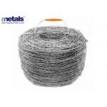 Hot Dipped Galvanized Barbed Concertina Wire Double Twisted For Farm Fencing for sale