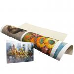Eco-Solvent and Latex Printing Inkjet Polycotton Canvas Fine Textured Matte Surface 380gsm