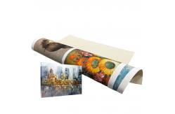 China Eco-Solvent and Latex Printing Inkjet Polycotton Canvas Fine Textured Matte Surface 380gsm supplier
