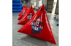 China Floating Swimming Race Marker Inflatable Water Buoy For Triathlon supplier
