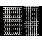 Stainless Flat Wire Mesh Belt , Honeycomb Conveyor Belt For Bread Baking for sale