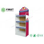 Carton Floor POP Cardboard Paper Shelf Display Stand Custom Logo Printed