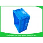 Collapsible Plastic Stackable Containers / Virgin PP foldable plastic crates for sale