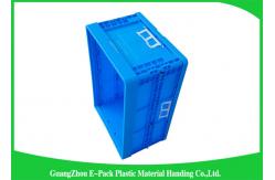 China Collapsible Plastic Stackable Containers / Virgin PP foldable plastic crates supplier