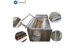 China Roller Brush Fruit And Vegetable Washing Machine For Onion Walnut Ginger Peeling supplier