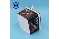 China Eco Friendly IML Plastic Containers Custom Square 2L Plastic Cracker Biscuit Packaging Box supplier