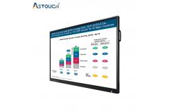 China 75 Inch Interactive Finger Touch Screen Whiteboard Monitor Smart Lcd Display RoHS supplier