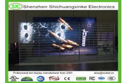 China P10 Advertising transparent video glass screen transparent window display supplier