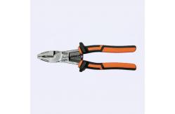 China 8 Telflon Finished Combination Pliers  High Leverage Wire Cable Crimping Tool supplier