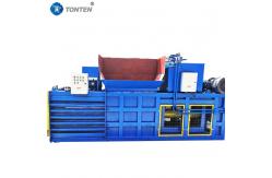 China Straw Wool Automatic Hydraulic Baler Horizontal Baler Machine supplier