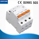 ST-63 3 Pole MCB Circuit Breaker  6KA Small Size High Breaking Capacity for sale