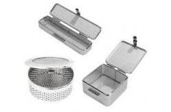 China Fine Mesh Surgical Instrument Sterilization Containers Medical Basket / Tray supplier