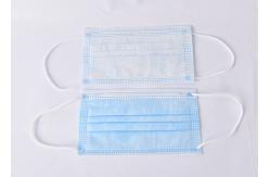 China 3 Layers Blue Face Mask Surgical Disposable Excellent Bacterial Filtration Properties supplier