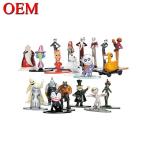 Customized Christmas Cake Topper Toys Set OEM Birthday Party Cupcakes Figurines Bobble Heads Toy Doll Set for sale