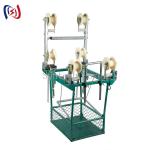 Four Bundle Conductors Overhead Line Bicycle Overhaul Vehicle Inspection Trolley for sale