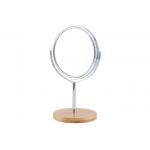 UV Printing Round Makeup Mirror Rotatable Two Sided Mirror Glass Laser Engraving for sale