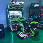 Coin Operated GP Motorcycle Game Machine Dynamic Designing Comfortable