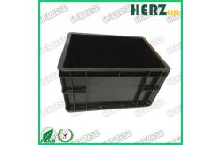 China ESD Black Plastic Bin Box Antistatic Storage Box supplier