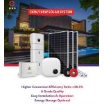 Anodized Alaminum Alloy Off Grid Solar System 5kw For House for sale