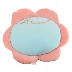 Breathable Non Slip Warm Flower Plush Cushions OEM / ODM